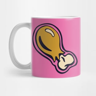 Fried Chicken Leg illustration Mug